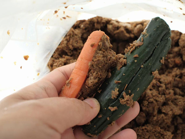 醤油を絞った後のもろみはもろみ漬けに