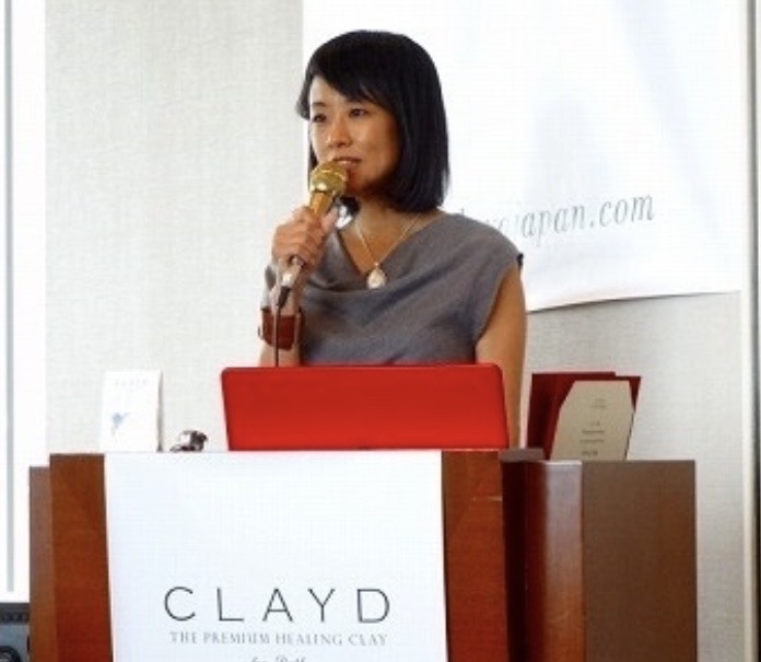 2013年に立ち上げたクレイのブランド「CLAYD」新商品発表会の様子