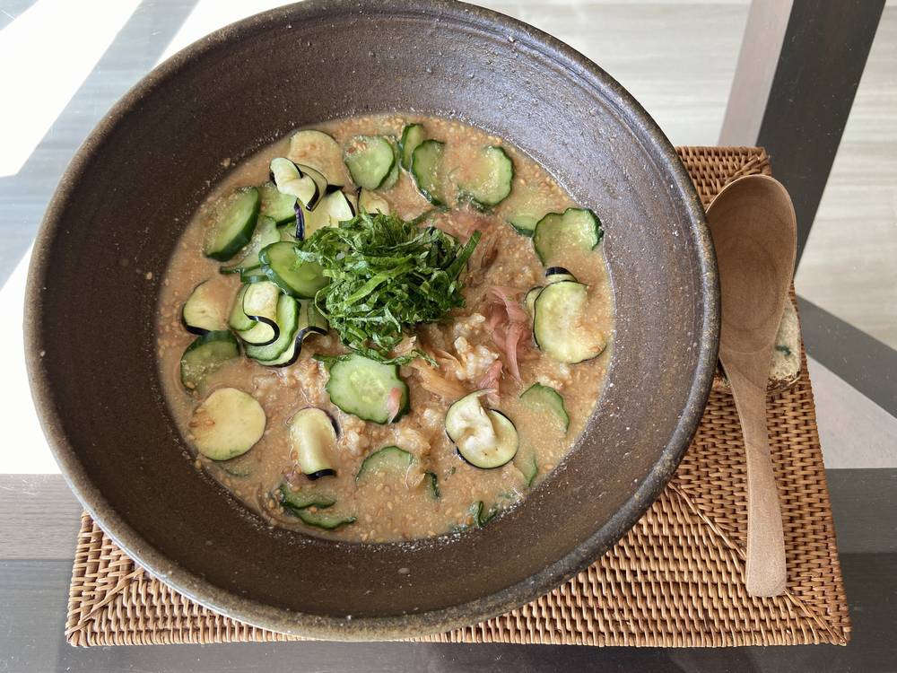 暑く湿気の多い宮崎の郷土料理「冷や汁
