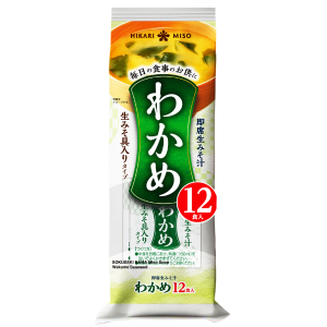 即席生みそ汁 わかめ 12食