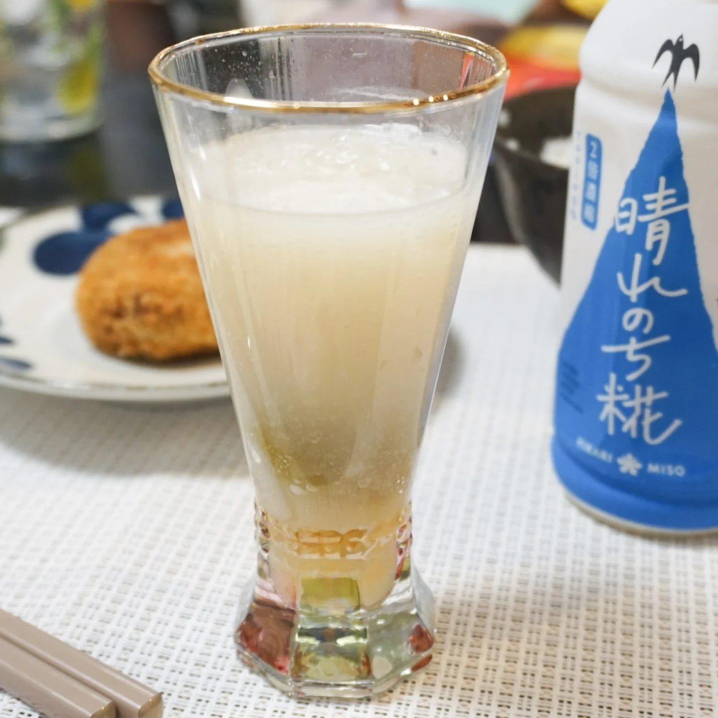新感覚甘酒『晴れのち糀』甘酒と梅酒の和カクテル