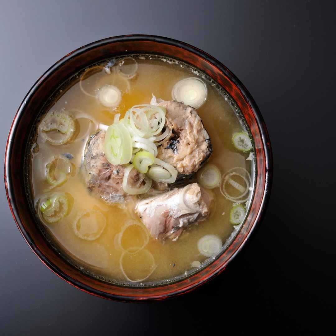 長ねぎとサバ缶の味噌汁 ひかり味噌株式会社