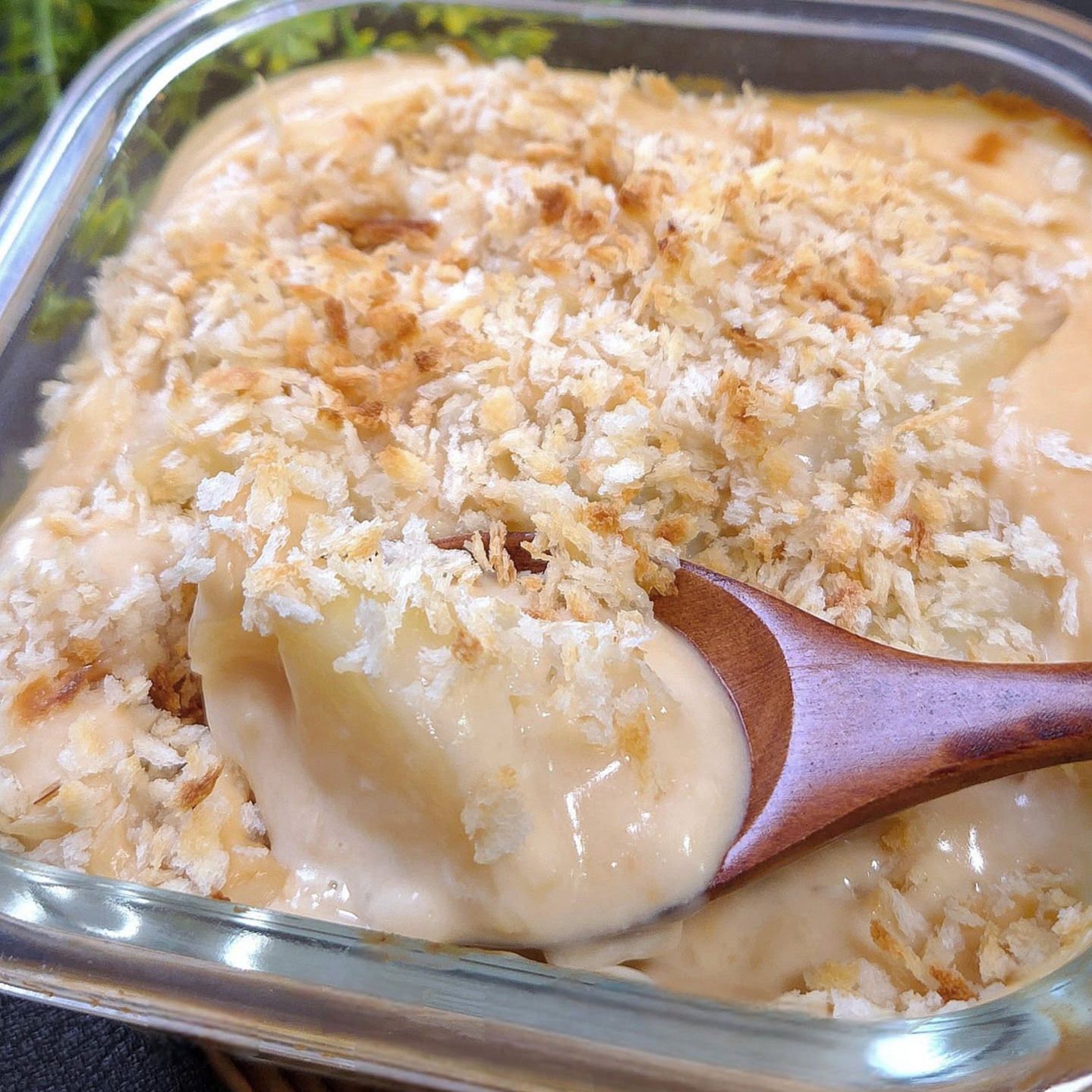 味噌ホワイトソースでパングラタン