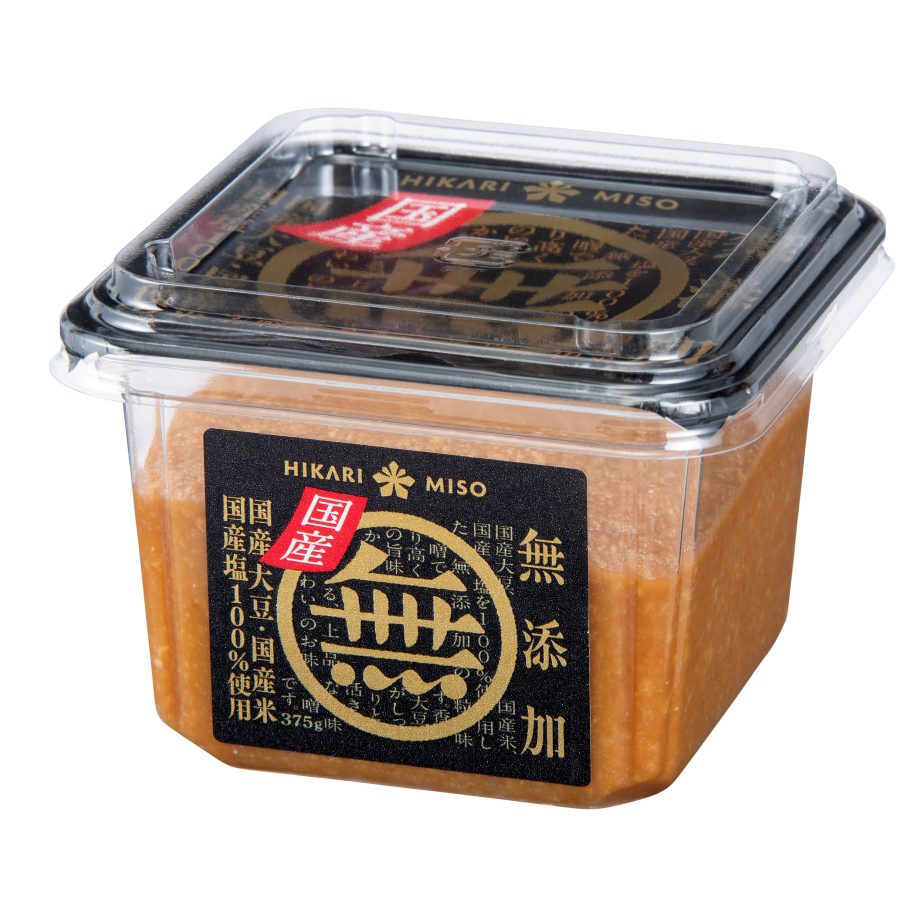 マル無 無添加味噌 国産 375g ひかり味噌株式会社