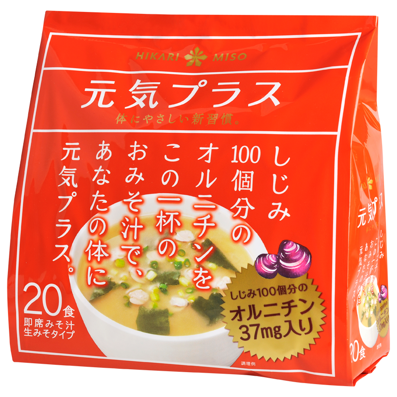 元気プラス オルニチン入りおみそ汁 食入 ひかり味噌株式会社