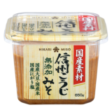 国産大豆、国産米、国産にがり塩をつかった<br>『国産素材 信州こうじみそ』を発売