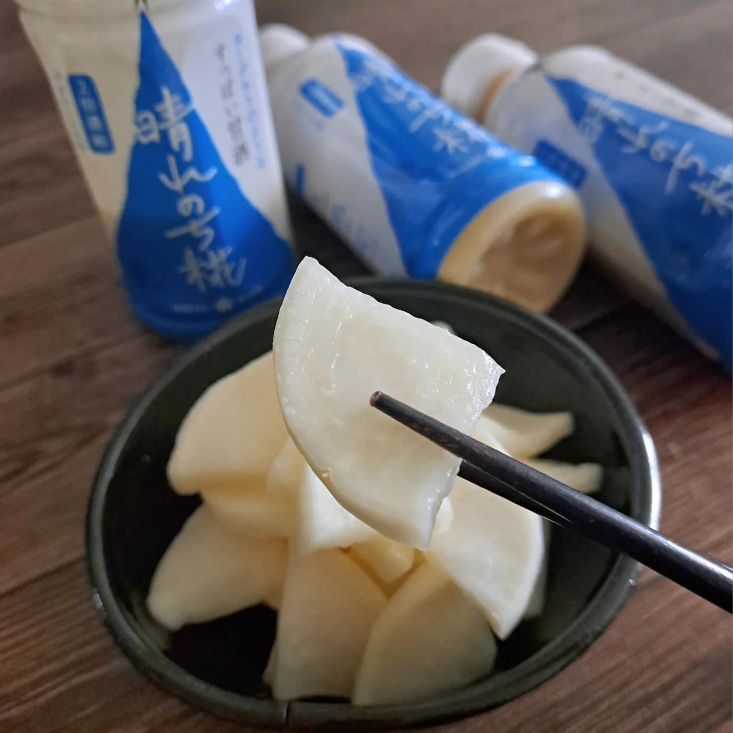 新感覚甘酒『晴れのち糀』べったら漬け風