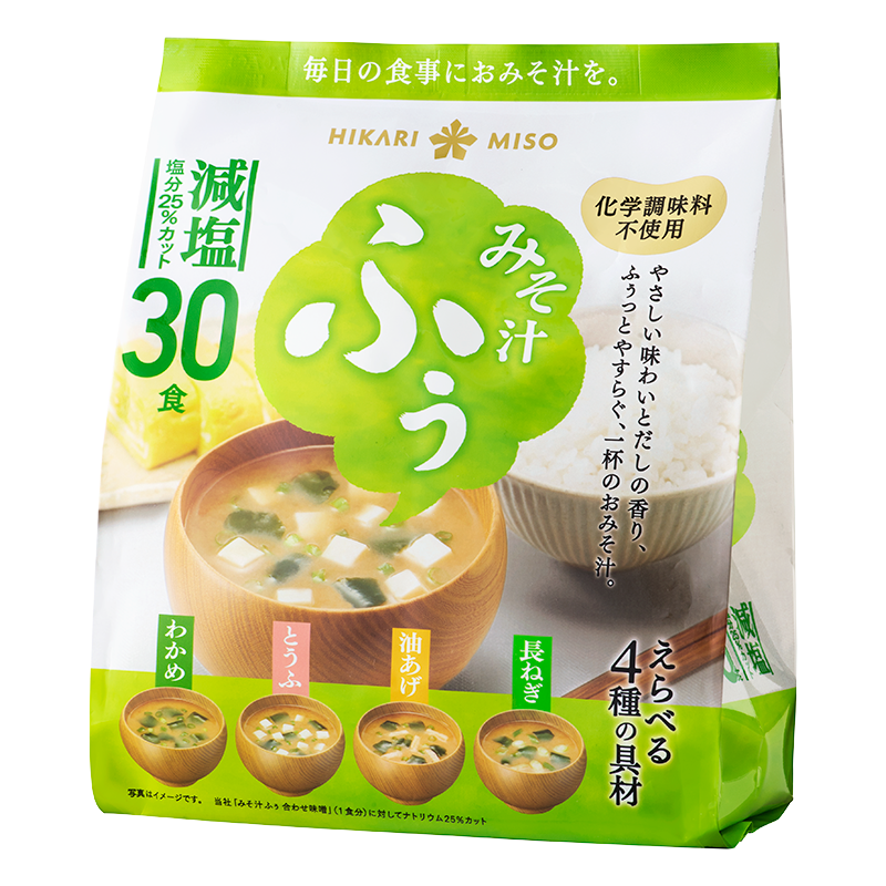 みそ汁ふぅ 減塩 40食入 | ひかり味噌株式会社 みそ汁ふぅ 減塩 40食入 | ひかり味噌株式会社