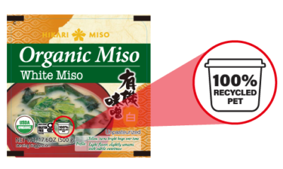 業界初 味噌容器に100%再生PET樹脂を採用<br>プラスチック使用量削減を推進