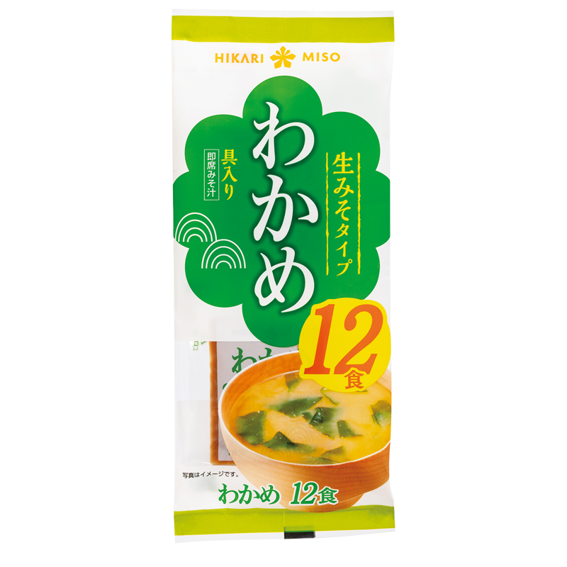 即席生みそ汁 わかめ 12食