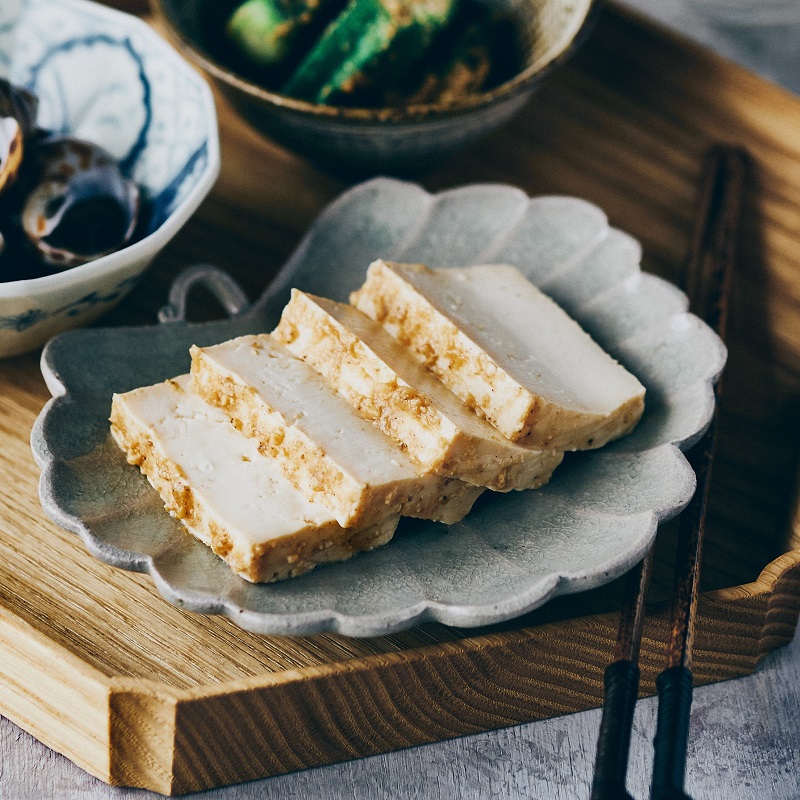 豆腐の山椒味噌漬け