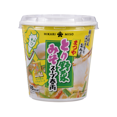 ひかり味噌 2026年秋冬新商品発売 まつや「とり野菜みそ」とコラボレーション！ 『とり野菜みそスープ春雨 カップ』2種を新発売 ～人気の味噌鍋の味わいを、手軽なカップスープ春雨で再現～
